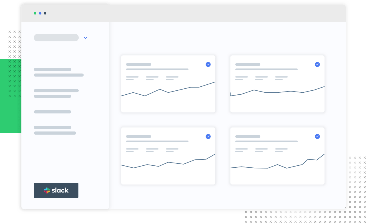 illustration of a software dashboard with charts